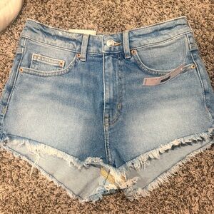 New York Laundry Light Blue Distressed Denim Shorts
